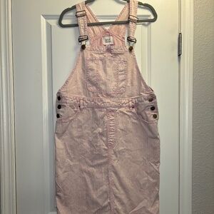 BDG pink acid washed overall dress Womens Large
